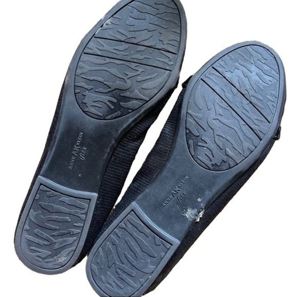Anne Klein AK Flats Slip On Loafers Black Shoes iFlex Size 8.5M - Picture 5 of 6
